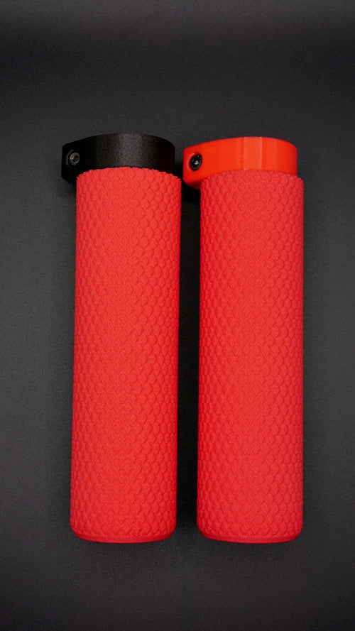 MTB Air Grips - Red Rum!