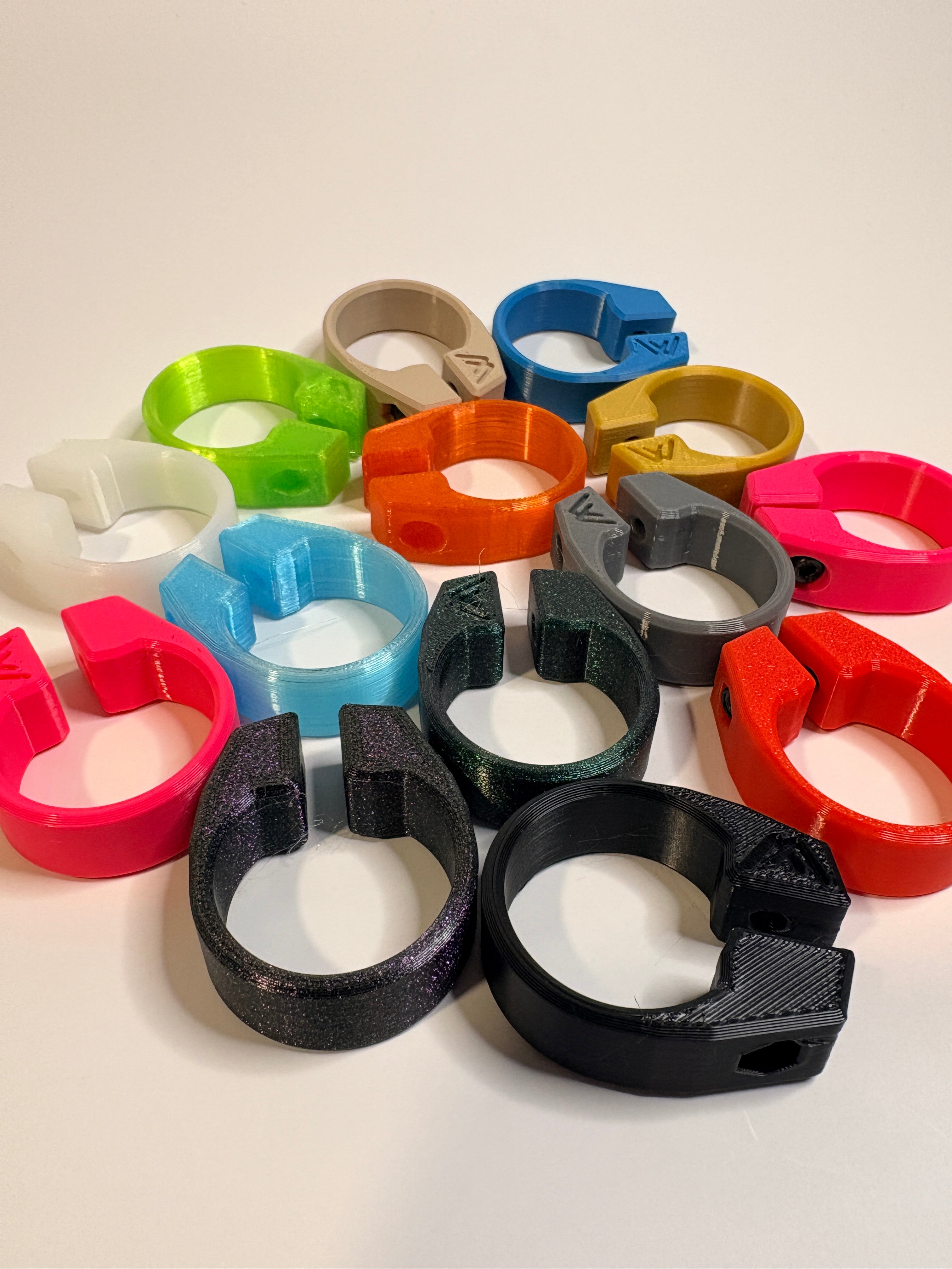 Replacement Clamps and Colored Clamps and (Hardware Included)