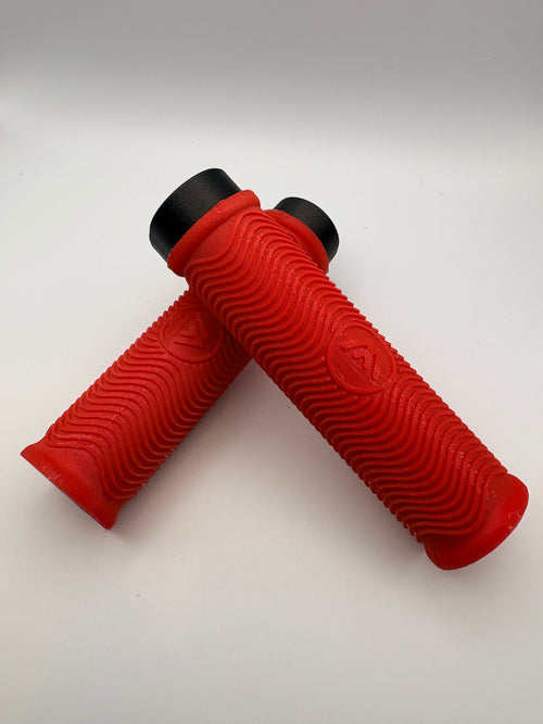 34mm MTB AirGRIPS Silicone Wave (Gummy Silicone)