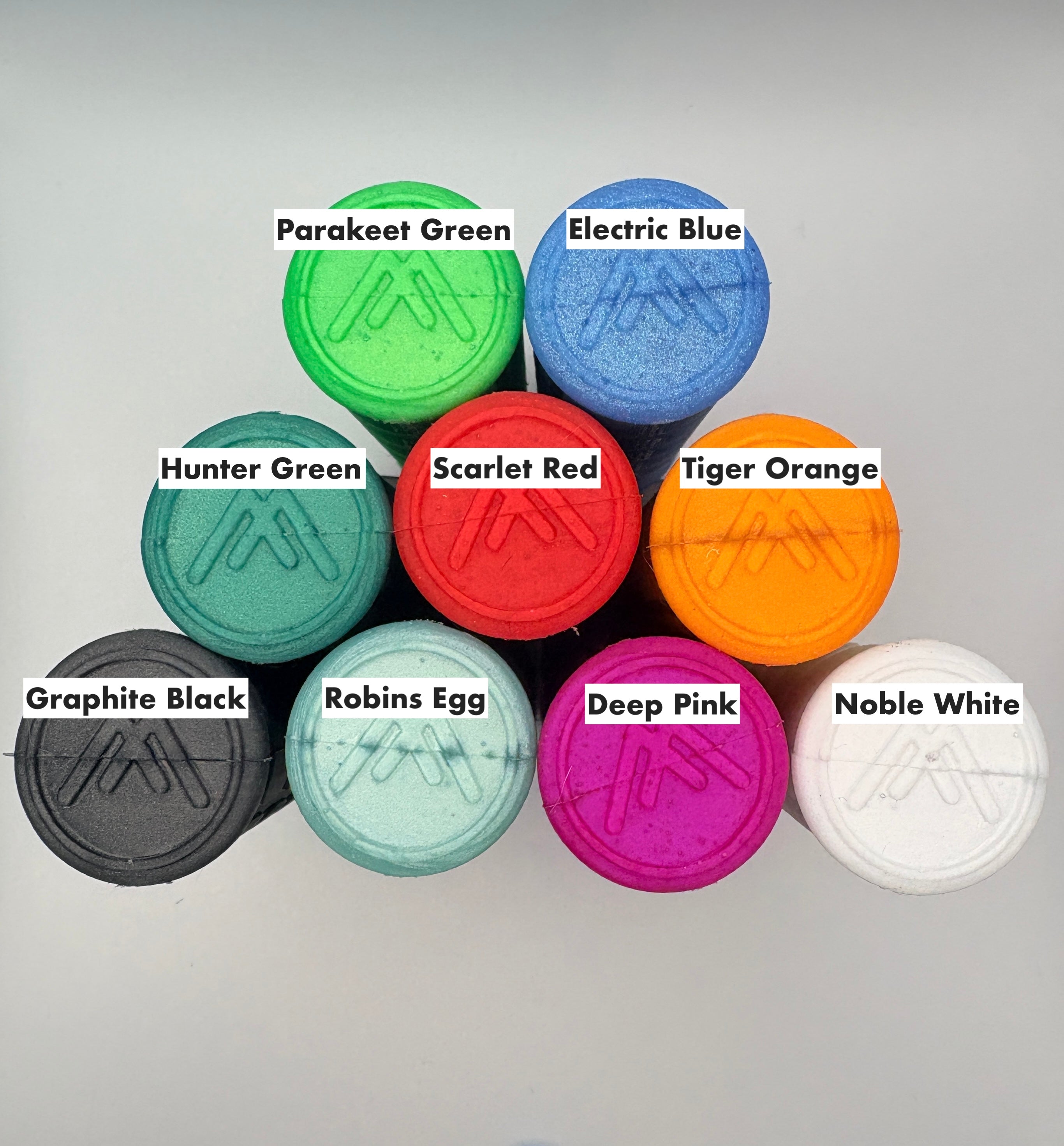 32mm MTB AirGRIPS Silicone Maze (Gummy Silicone)