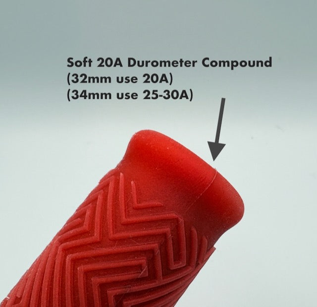 32mm MTB AirGRIPS Silicone Maze (Gummy Silicone)