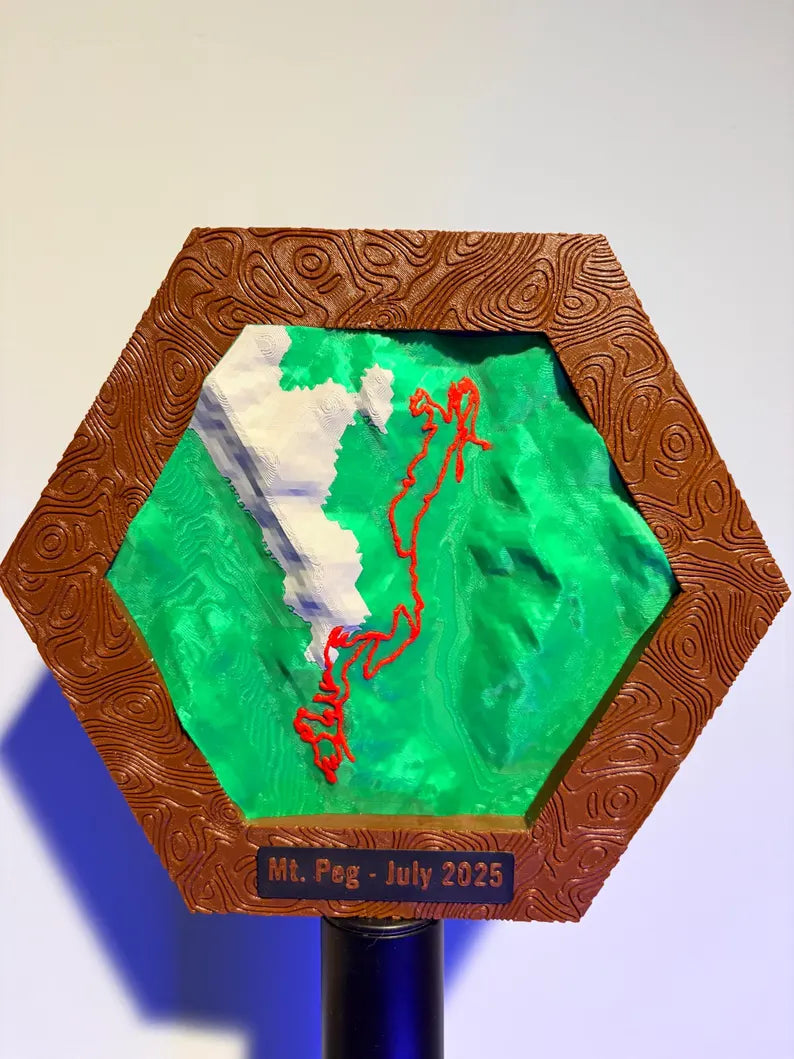 3D Map. Memorialize your adventure!