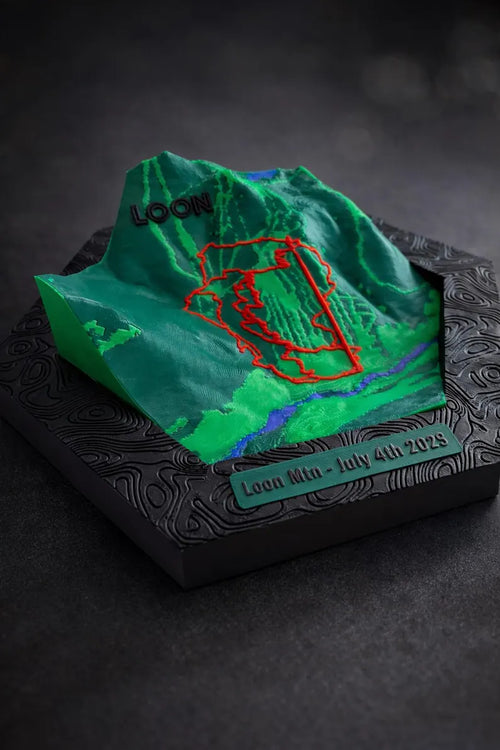 3D Map. Memorialize your adventure!