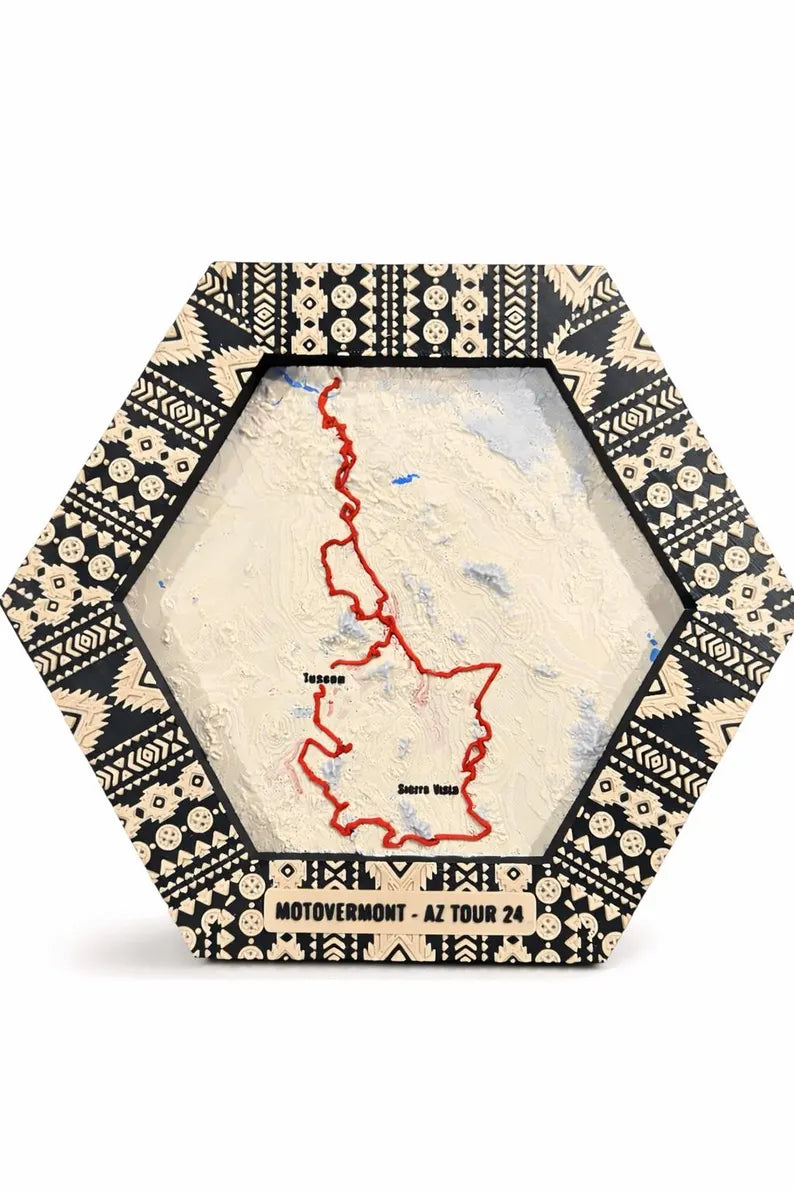 3D Map. Memorialize your adventure!
